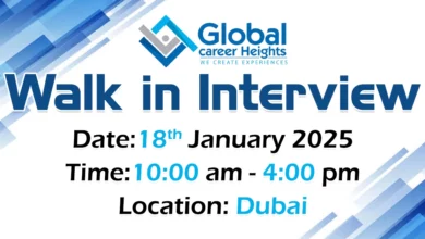 GCH Walk in Interview in Dubai