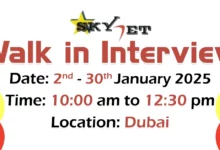 Sky Jet Walk in Interview in Dubai