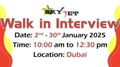 Sky Jet Walk in Interview in Dubai