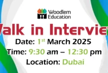 Woodlem Park School Walk in interview in Dubai