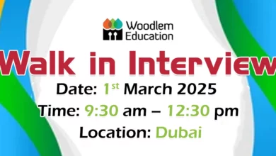 Woodlem Park School Walk in interview in Dubai