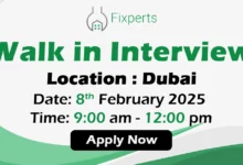 Fixperts Contracting Walk in Interview in Dubai