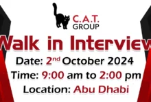 CAT Group Walk in Interview in Abu Dhabi