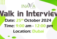 Inaya Walk in Interview in Dubai