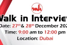 M H Enterprises Walk in Interview in Dubai