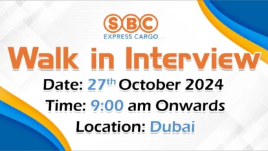 SBC Express Walk in Interview in Dubai