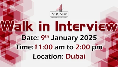 YKNP Walk in Interview in Dubai