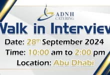 ADNH Catering Walk in Interview in Abu Dhabi