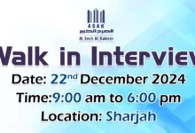 ASAK Open Day Recruitment in Sharjah