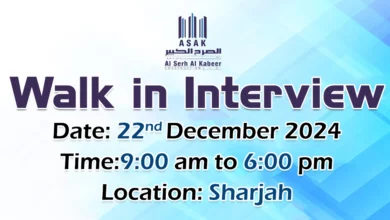 ASAK Open Day Recruitment in Sharjah