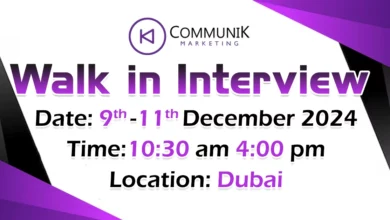 Communik Marketing Walk in Interview in Dubai