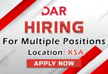 DAR Engineering Recruitments in KSA