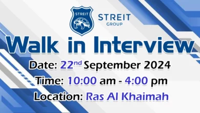 Streit Group Walk in Interview in Ras Al Khaimah