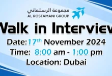 Al Rostamani Group Walk in Interview in Dubai