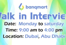 Banqmart Walk in Interviews in Dubai & Abu Dhabi