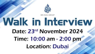 Bin Hilal Group Walk in Interview in Dubai