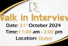 D&S Homes Walk in Interview in Dubai