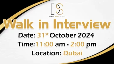 D&S Homes Walk in Interview in Dubai