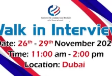 Esteem Fin Commercial Walk in Interview in Dubai