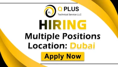 QPlus Technical Service Recruitments in Dubai