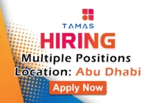 TAMAS Group Recruitments in Abu Dhabi