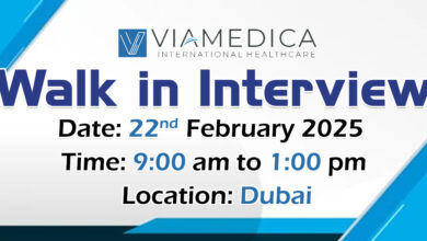 Via Medica Walk in Interview in Dubai