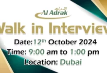 Al Adrak Contracting Walk in Interview in Dubai