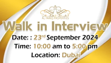 Al Fariq Properties Walk in Interview in Dubai