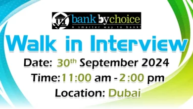 Bankbychoice Walk in Interviews in Dubai