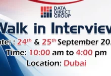 Data Direct Group Walk in Interview in Dubai