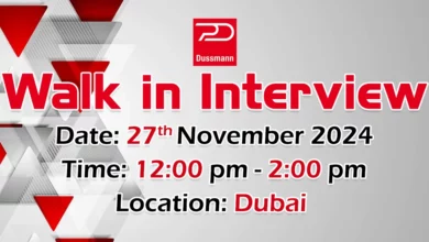 Dussmann Walk in Interview in Dubai