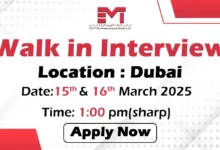 EMT Walk in Interviews in Dubai