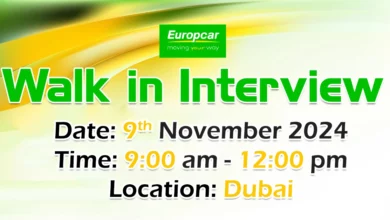 Europcar Walk in Interview in Dubai