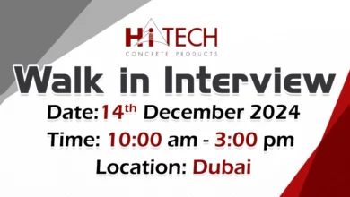 Hitech Walk in Interview in Dubai