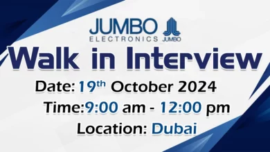 Jumbo Electronics Walk in Interview in Dubai