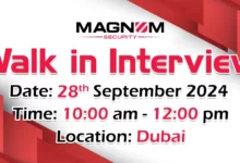 Magnum Security Walk in Interview in Dubai