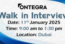 Ontegra Walk in Interview in Dubai