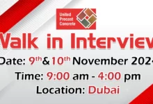 United Precast Walk in Interview in Dubai