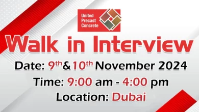 United Precast Walk in Interview in Dubai