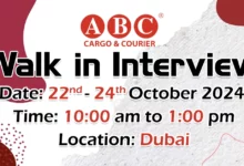 ABC Cargo Walk in Interview in Dubai