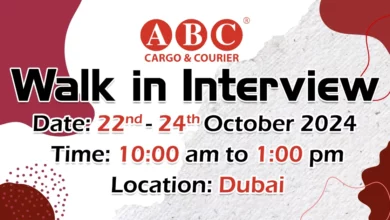 ABC Cargo Walk in Interview in Dubai