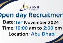 ADNH Catering Walk in Interview in Abu Dhabi