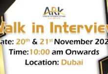 ARK Vision Walk in Interview in Dubai