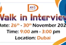 AWS Distribution Walk in Interview in Dubai