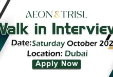 Aeon & Trisl Walk in Interview in Dubai