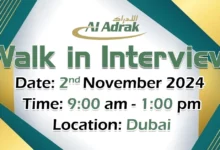 Al Adrak Contracting Walk in Interview in Dubai