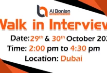 Al Bonian FM Walk in Interview in Dubai