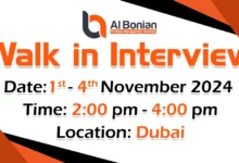 Al Bonian FM Walk in Interview in Dubai