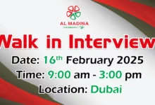 Al Madina Walk in Interview in Dubai