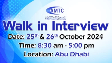 Al Malihi Transporting Walk in Interview in Abu Dhabi